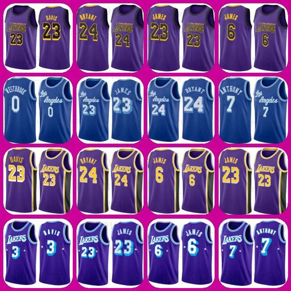 

fans tees los''angeles''lakers''anthony 3 davis jersey 6 lebron 23 james carmelo 7 anthony russell 0 westbroo, Black;red