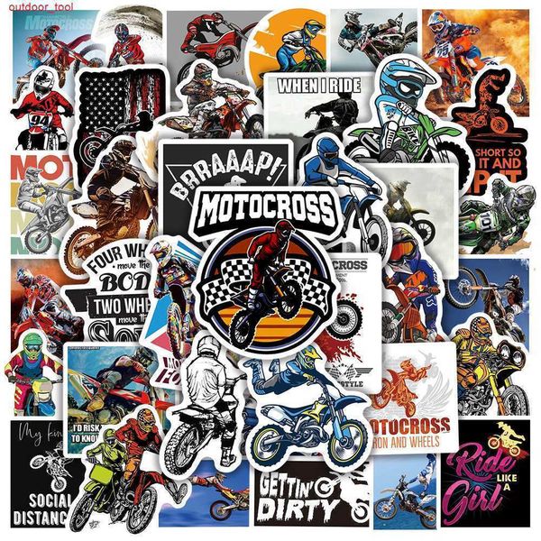 

new outdoor games waterproof 10/30/50pcs cartoon dirt bike motorcycle stickers car motorcycle travel guitar luggage phone lapcool kid sticke
