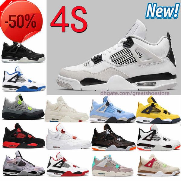 

boots 2022 university blue jumpman 4 4s men basketball shoes white guava ice oreo sail noir metallic purple black cat bred shimmer cactus ja