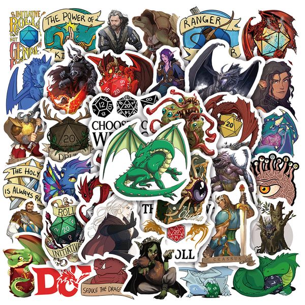 

50pcs tv show merchandise stickers for water bottle lap computers flasks notebook phone case c50-458