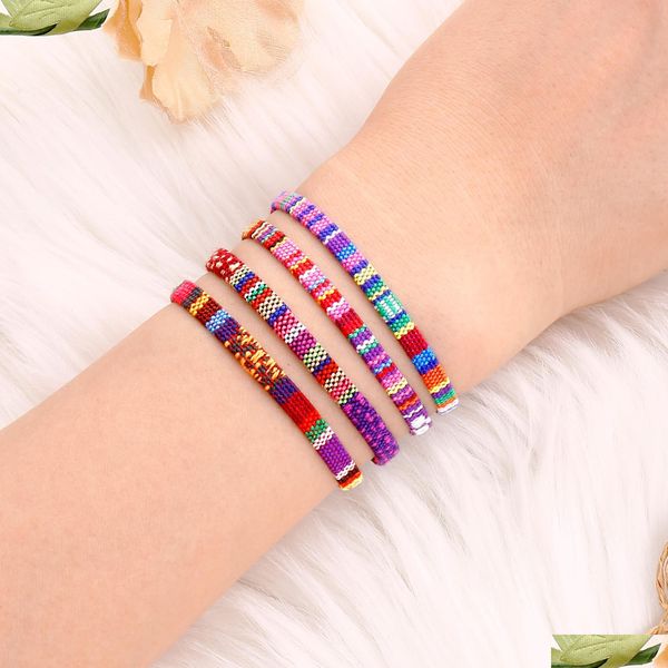 

chain charm lgbt rainbow rope chain bracelets for couple pride gay women men handmade woven braided string friendship lover jewelry g dhuqs, Black