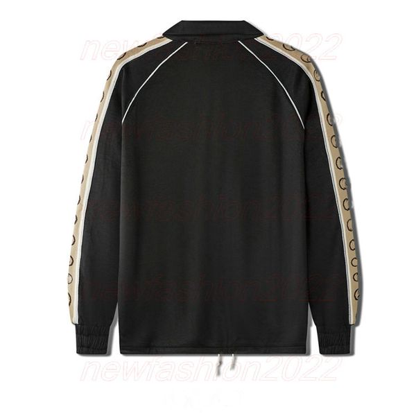 

women hoodies oversize technical jersey jacket brand casual fashion lapel autumn winter mens coat 2023 men clothing fashion jackets solid cl, Black