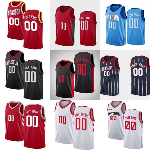 

75th custom jersey houston''rockets''men womens youth 28 alperen sengun hakeem 34 olajuwon daniel 27 theis kenyon 6 mart, Black