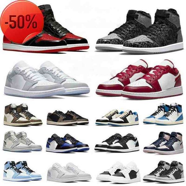 

boots boots 1 1s og low basketball shoes rebellionaire patent bred brotherhood dark marina university blue mocha shadow wolf grey cardinal r, Black