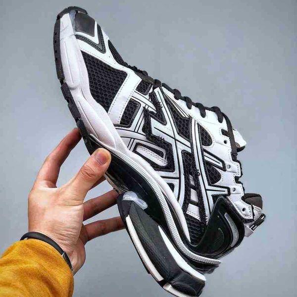 

hip hop sneakers bbalencaigas shoes version paris seventh generation high 7 runner daddy elevated retro men's women's
