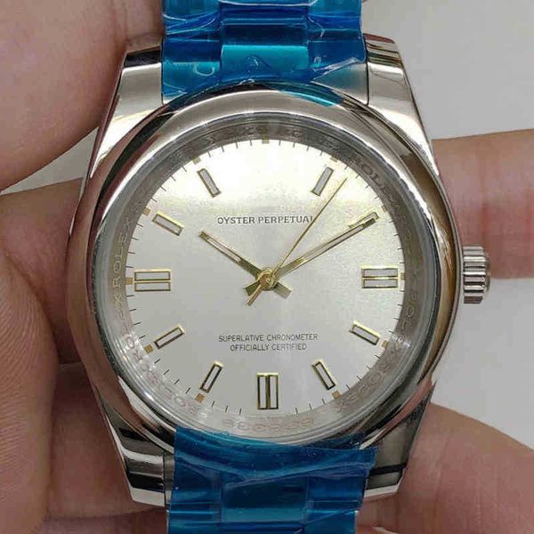 

professional rolxes superclone es 4130 3k n c date 7750 9001 aaaaa luxury mens mechanical watch log arch white luminous gold refined stee, Slivery;brown