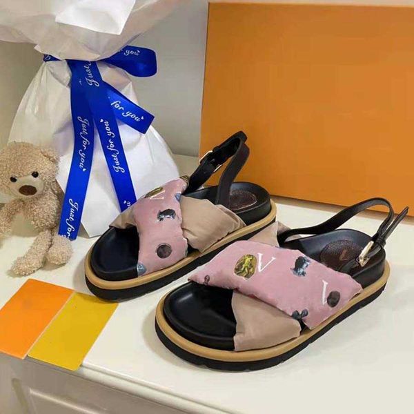 

2022 designer women sandals classic slippers real leather slides platform flats shoes sneakers boots 06, Black