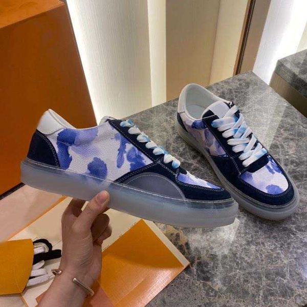 

fashion leather man women shoe handmade multicolor gradient technical sneakers luxurys designers shoes trainers home011 042, Black