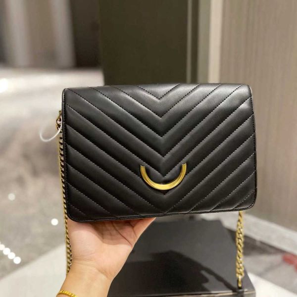 

luxury bag crossbody bags women handbag purses totes designer chain handbags stripe suture leather lady envelope 221017