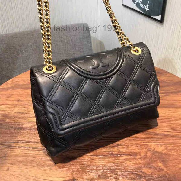 

designer crossbody bags handbags t0rys bag tote women's 2022 sheepskin lingge chain bag single shoulder messenger fashion women's