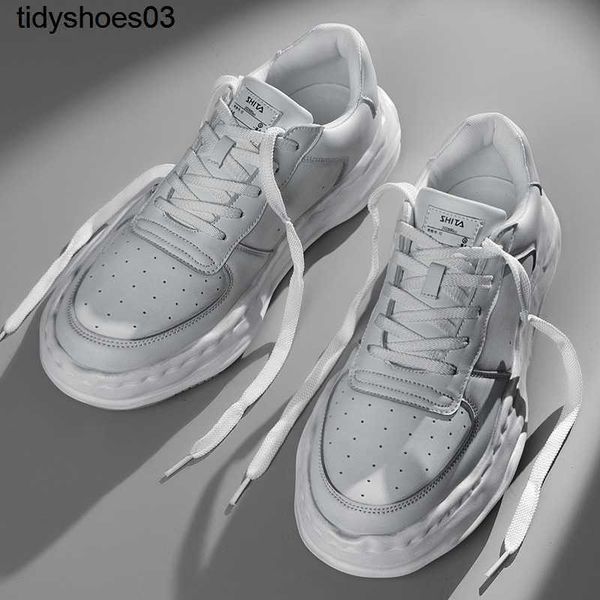 

autumn and winter 2021 designer new yuansu maison mihara yasuhiro board shoes korean fashion dissolved mmy couple fashion shoes, Black