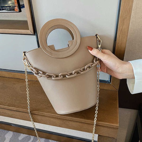 

acrylic chain handheld bag korean fashion one shoulder crossbody, Silver