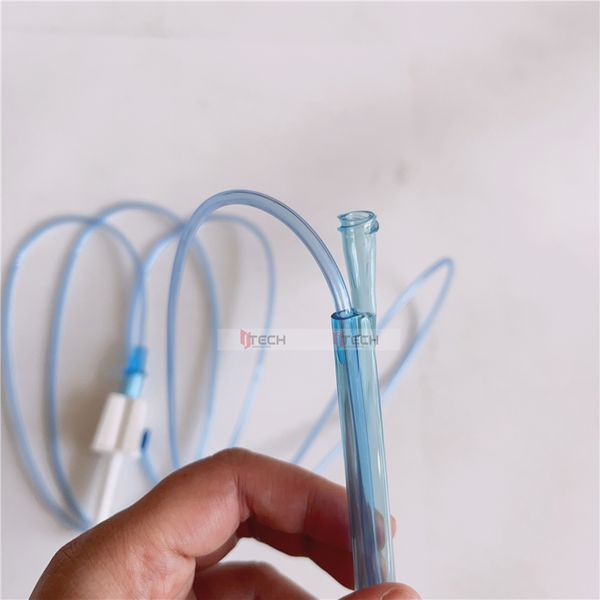 

triple nozzles oxygen jet peel handpiece/oxygen jetpeel handpiece used for water jet clear machine, Black;white