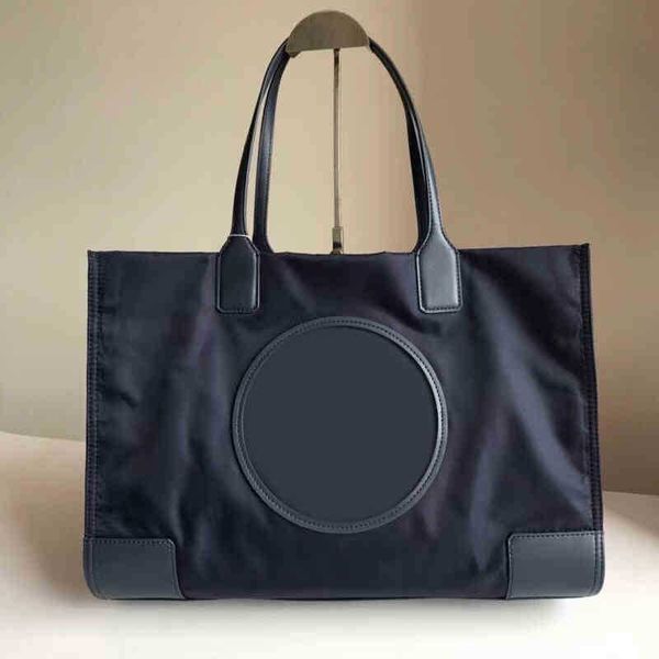 

totes tb designer bags for women high texture nylon handbag simple solid color large volume shopping purse