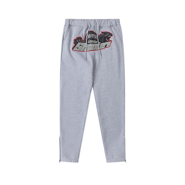 

high embroidered men's quality tracksuits casual men women hoodie trapstar london shooters hooded tracksuit designer sportswear pullove, Gray