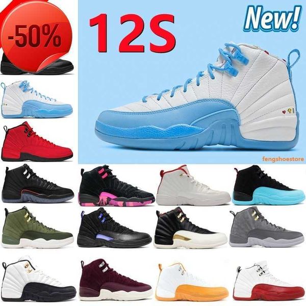 

boots jumpman 12s men basketball shoes 12 xii twist grind flu game university gold gamma blue dark concord royalty indigo royal taxi french, Black