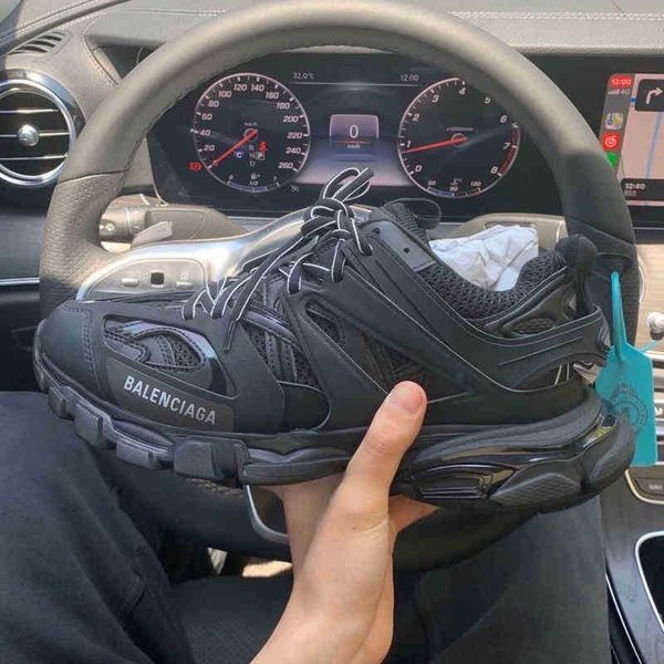 

hip hop sneakers bbalencaigas shoes high grade family track3 paris 0 classic daddy elevated trend ins casual men women lovers