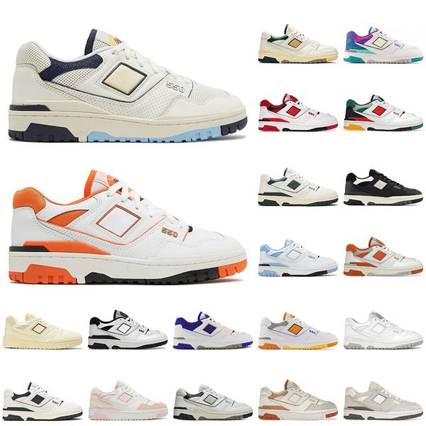 

designer n550 running shoes 550s platform sneakers cream black white green yellow unc university blue lakers pack navy blue auralee women me