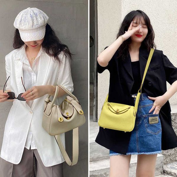 

designer herme lindies handbags mini lindi cowhide doctor bag real leather tide one shoulder messenger portable pillow medicine wm