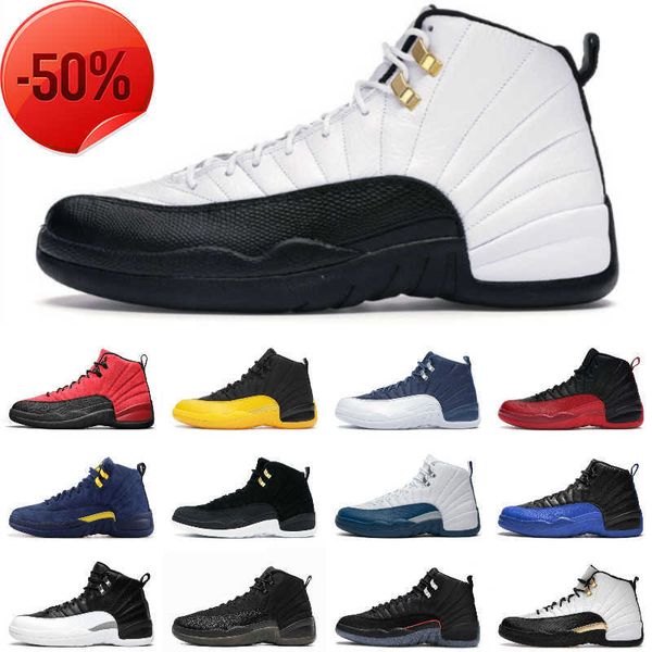 

boots 12 12s basketball shoes mens sneakers twist utility royalty bordeaux university blue wings ovo white obsidian taxi fiba indigo, Black