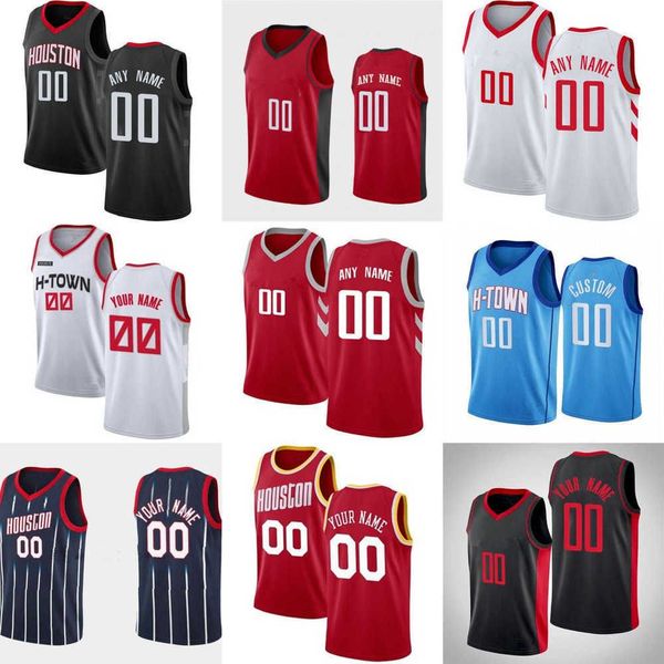 

2021-2022 75th custom basketball jerseys mens womns youth 16 usman garuba 0 jalen green 4 danuel house jr. 2 david nwaba houston'', Black
