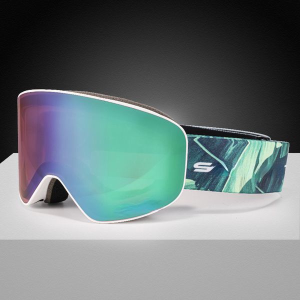 

sports outdoor ski goggles rimless double-layer anti fog and anti ultraviolet