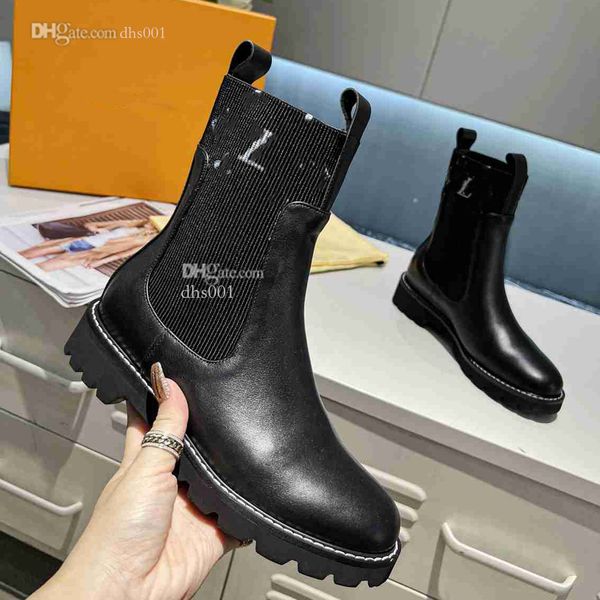 

designer boots women leather louiseity booties classic heel boot viutonity ankle boots luxury cowboy woman fdhvbds, Black