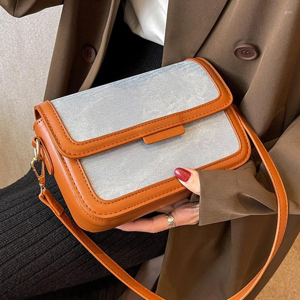 

evening bags 2022 fashion shoulder bag women travel denim stitching luxury handbags designer