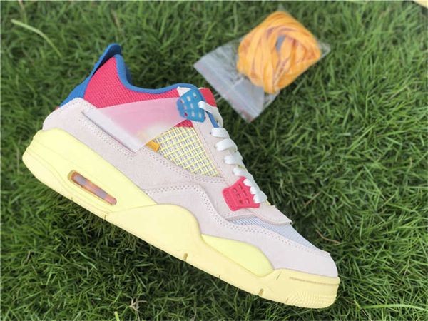 

hiking footwear 4s high union 4 la 4 pink white black un shoes guava ice designer