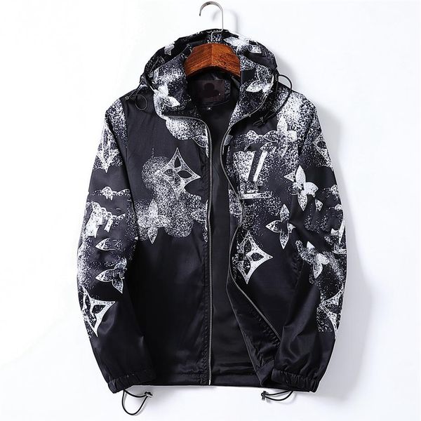 

202ss mens jackets long sleeve windbreaker windrunner men zipper waterproof jacket face north hoodie coats clothes9223z, Black;brown