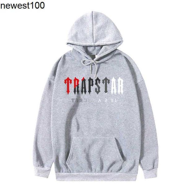 

men's hoodies designer sweatshirts new trapstar alphabet printed men's women's multicolor sweater harajuku hoodie sweater, Black