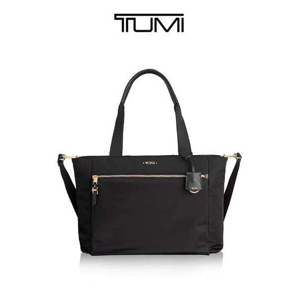 

tumi tuming 196310voyageur series women's fashion simple solid mauren tote bag handbag289m, Black;red