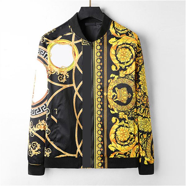 

mens designers jacket spring autumn outwear windbreaker hoodie zipper casual hooded jackets coat outside sport asian size men clothing zo48, Black;brown