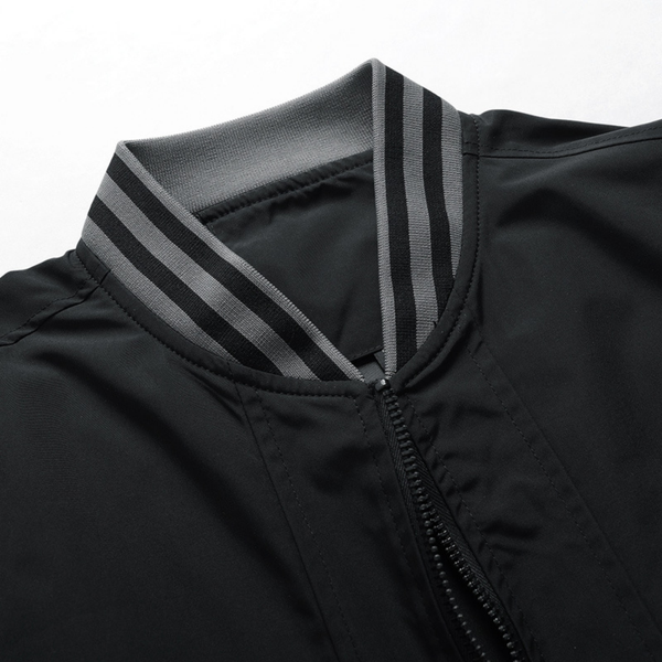 

casual jacket men autumn baseball jacket men lightweight grey coat, Black;brown