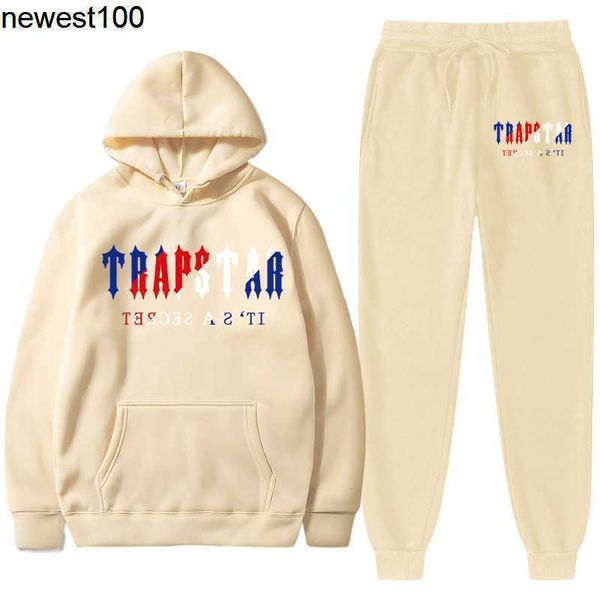 

men's tracksuits designer hoodie set autumn fashion lovers' trapstar hoodie, Gray