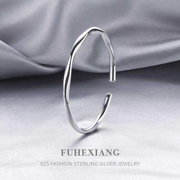 

s999 silver bangle opened women expandable bangles bracelets adjustable cuff wedding jewelry girlfriend birthday gift 016, Black