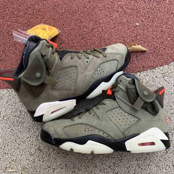 

shoes og 6 ts cactus jack olive green cn1085-200 denim dmp black infrared mens 6s trainer sneakers
