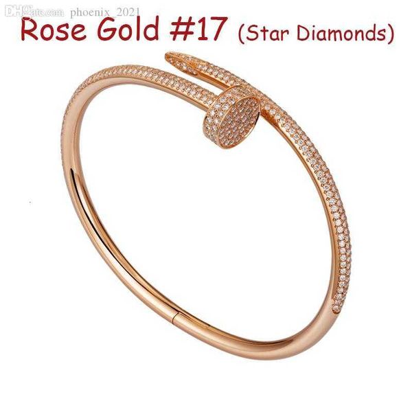 Rose Gold # 17 (Diamants d'étoile à ongles)
