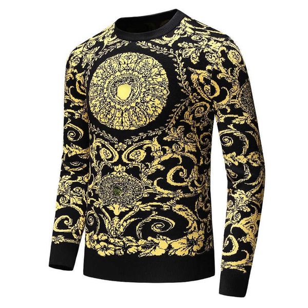 

winter mens wool sweater vers designer sweaters medusa embroidery knitted pullover coat men hip hop loose sweatshirt 88, White;black