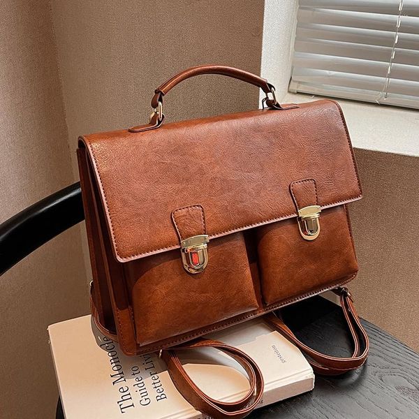 

evening bags women pu leather handbags satchels casual large capacity ladies shoulder messenger vintage crossbody bag