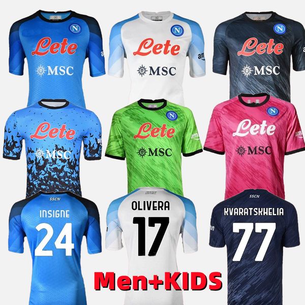 

22 23 ssc napoli soccer jerseys halloween simeone lozano osimhen zielinski limited edition football shirt rrahmani maradona 2022 anguissa ol, Black;yellow