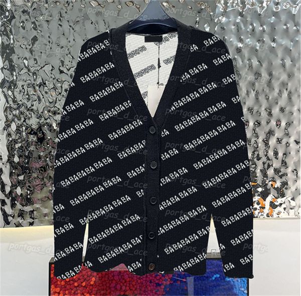 

letters womens sweater long sleeve knit cardigan autumn spring knitted sweaters