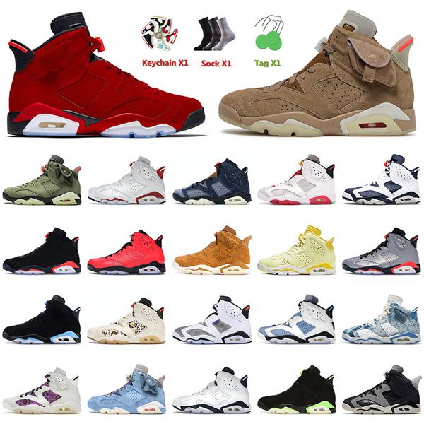 

jumpman basketball shoes 6 6s vi cactus jack hare tech chrome british khaki toro bordeaux tour yellow black infrared men women sneakers trai