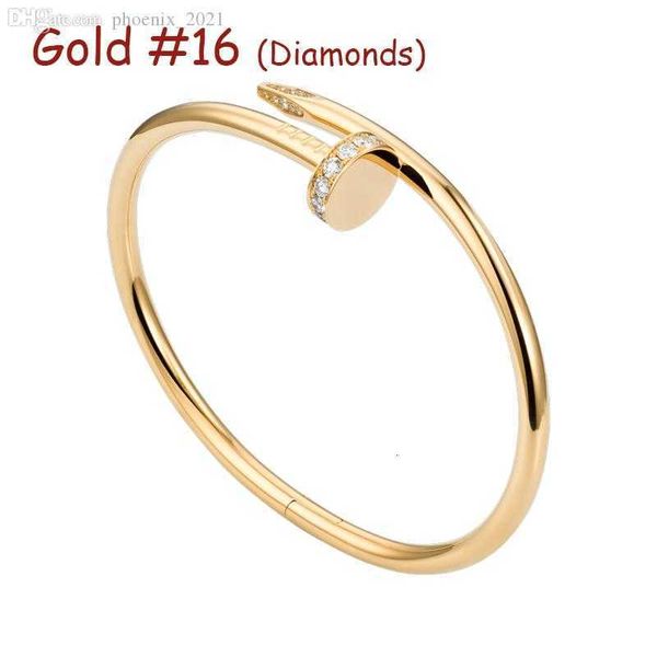 Or n ° 16 (bracelet à ongles diamants)