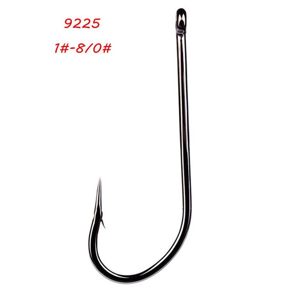 

1#-8/0# 9225 o'shaughnessy hook high carbon steel barbed hooks asian carp fishing gear 1000 pieces / lot wholesale-15