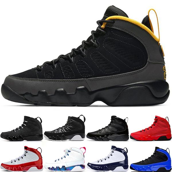 

classic basketball shoes 9 9s men mens anthracite bred patent chile red dream it do it particle grey racer blue statue space jace university