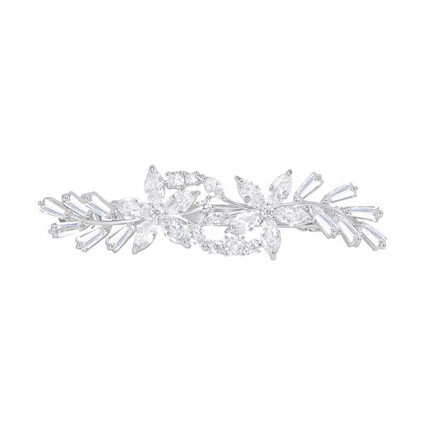 

luxury barrettes silver crystal headbands for hair woman elegant hairpins headwear hair accessories banquet prom jewelry, Golden;silver