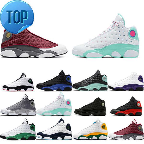 

1 13s man basketball shoes atmosphere aurora green black cat bred chicago purple he got game hyper royal lucky playground colors athleticun