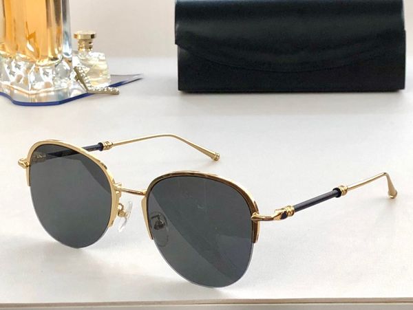 

sunglasses for men women summer z60 oval style anti-ultraviolet retro plate half frame glasses random box, White;black