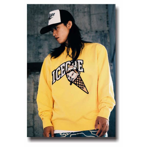 

bbc men hoodie designer sweater autumn winter print long sleeve t-shirt women casual sports shirt hip hop fashion pullover coat 4xl 5xl, Black